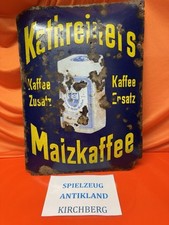Emailschild Emailleschild Original Kathreiners Malzkaffee Gewölbt Um 1925