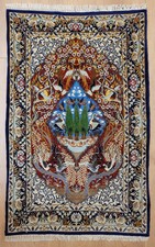 Isfahan Teppich Korkwolle