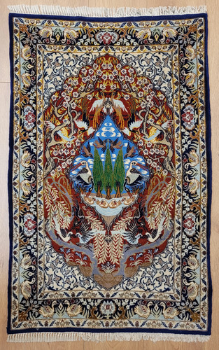Isfahan teppich korkwolle - teppich,