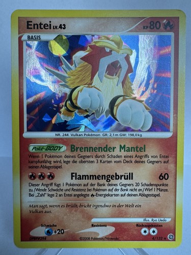 Entei pokémon karte - lv,