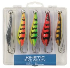Kinetic Weady Krautblinker 25g - 5 Stück Hechtblinker Zander Blinker-Set Barsch