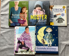 5 Bücher Stricken Muster/ Mama &Baby/Strickideen Strickanleitungen Buchpaket