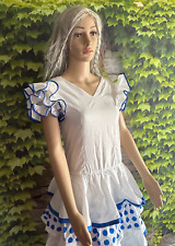 Kleid-Kostüm Damen Carmen Kleid für Karneval, Fasching oder Motto-Party  Gr. S