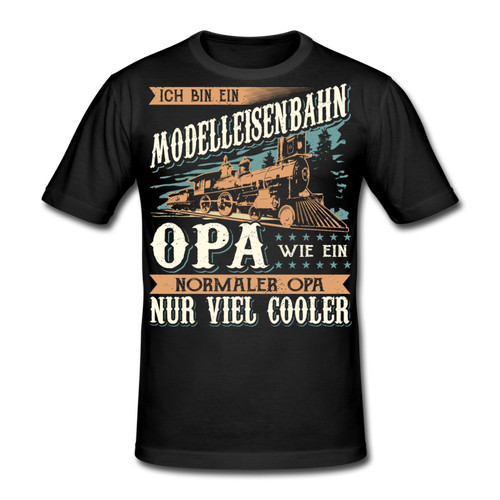 Modelleisenbahn opa geschenk - opa,