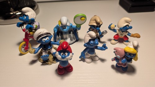 8er set schlümpfe - schlümpfe,