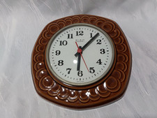 Weimar Wanduhr Quartz mit Keramik Rand Uhr