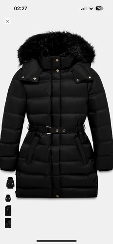 Zara langer daunenmantel - zara,