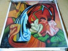 Nachlass-selten Gemälde Öl