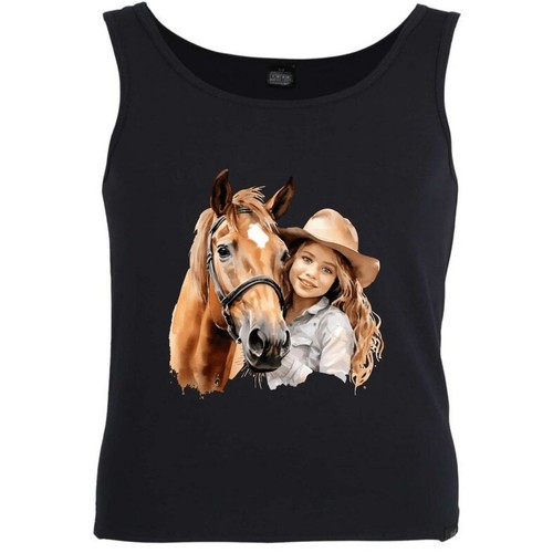 Tank top pferde reiten - top,
