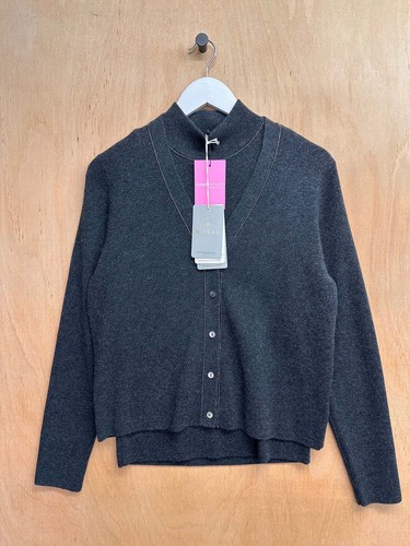Peal grau kaschmir mock - kaschmir, neck
