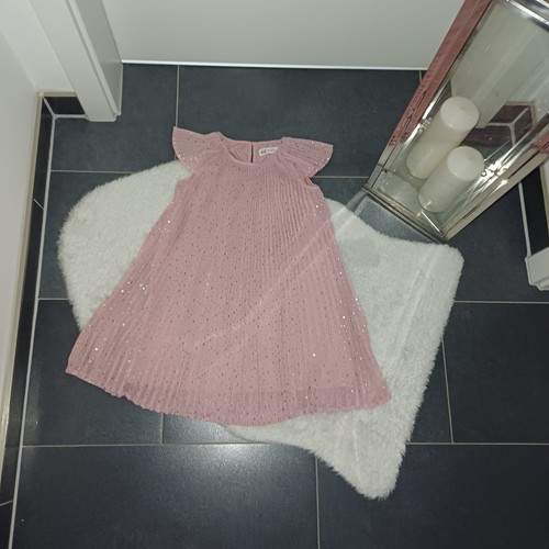 Pliseekleid 116 122 rosa - 116,