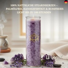 LivuX Stearin-Kerze Lotus