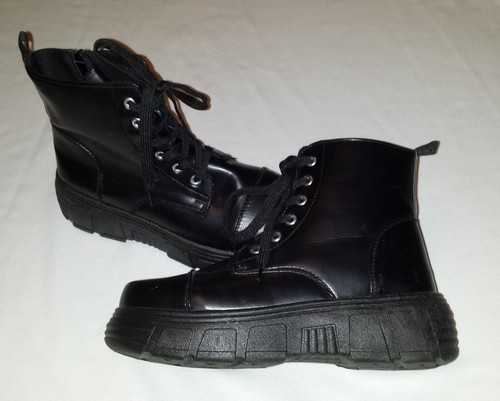 Plateau boots schwarz gothic - plateau,