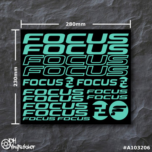 Focus stickersatz mint - mint, (minze)
