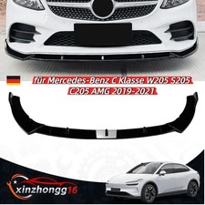 Front Spoiler Lippe Stoßstange für Mercedes-Benz C Klasse W205 S205 C205 AMG 19