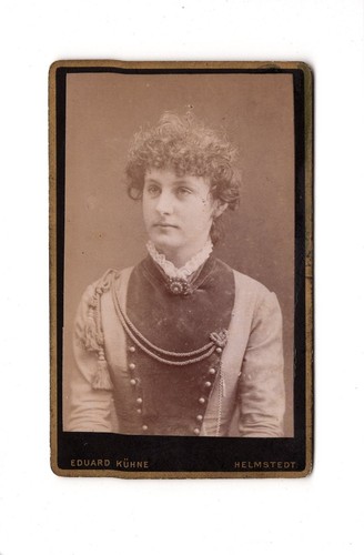 Cdv foto damenportrait - cdv,
