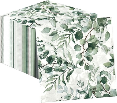 100pcs servietten eukalyptus - servietten,