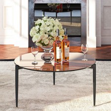 Couchtisch rund glas - rund,