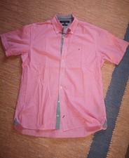 Tommy Hilfiger?Neuwertiges Kurzarmhemd?Gr. M?Rot-Weiss Gestreift