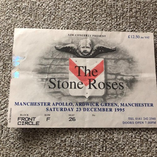 Stone roses ticket manchester - stone,