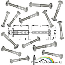 Hafele M6 KOMPLETTE VERBINDUNGSSCHRAUBEN SCHRAUBEN KÜCHENSCHRANK MÖBELBEFESTIGUNGEN
