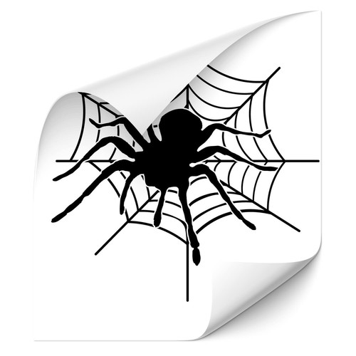 Spider spinnen netz - spider, aufkleber