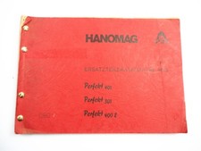 Hanomag Perfekt 401 301 400E Schlepper Ersatzteilliste Ersatzteilekatalog 1969