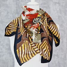 Italy Halstuch Tuch Schal Weich Wie Seide 88x88cm Klassisch Groß Elegant  .