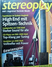 STEREOPLAY 7/96, AUDIOSTATIC ES 500, ELAC EL 120, INFINITY MINUETTE,I.Q TED 201,