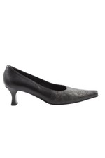 BRUNELLA Hochfront-Pumps Damen Pumps Gr. DE 39 schwarz-hellgrau Casual-Look
