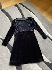 HALLHUBER Kleid Samtkleid Kleidkostüm Gr.34 schwarz - Super Zustand