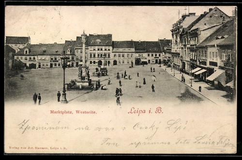 Ansichtskarte leipa b - leipa,