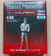 Hasegawa AF5 Figur Hans Joachim Marseille 1:32 Luftwaffe Pilot Stern von Afrika
