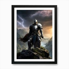 Ritter in glänzender Rüstung