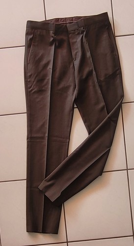 Hugo boss anzughose braun - anzughose,