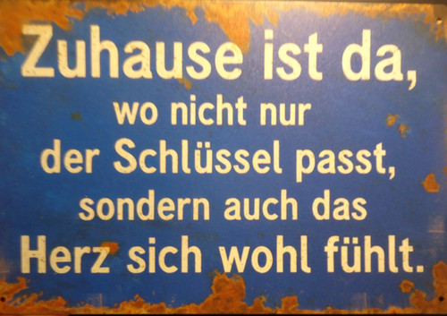 Zuhause ist das herz - ist,