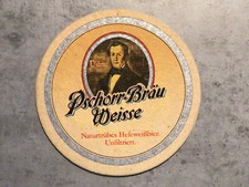 Bierdeckel Coaster Beermat Pschorr-Bräu Weisse  #1004#