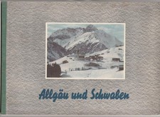 "ALLGÄU UND SCHWABEN" Sammelalbum ZITZELSBERGER Margarine 1950er