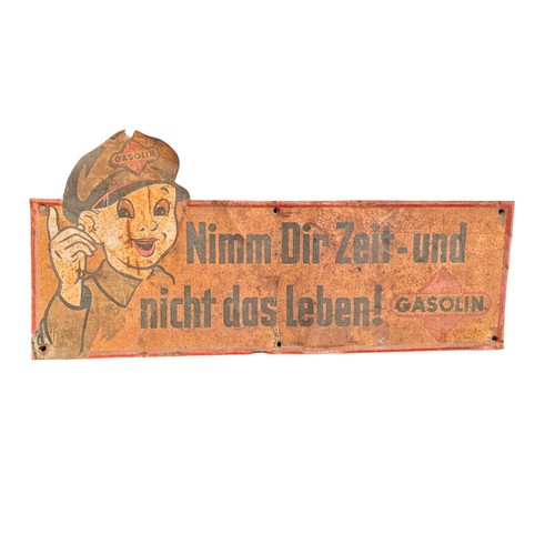 Blechschild gasolin nimm dir - blechschild,