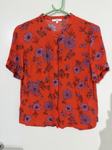 Jake sommerbluse orangerot - jake‘s,