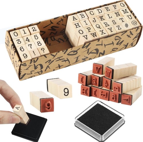 Stück alphabet holzstempel - stück,
