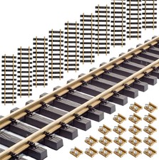 10x Gleise gerade 30 cm + Verbinder kompatibel Spur-G Schienen Gartenbahn Anlage