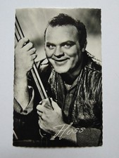 DDR Autogrammkarte Dan Blocker, Hoss, Bonanza, undatiert