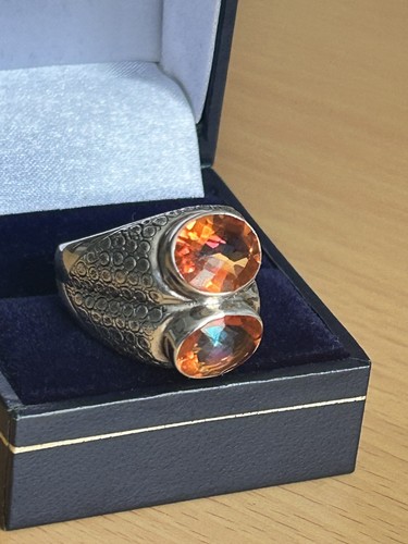 925 silber statement ring - silber,