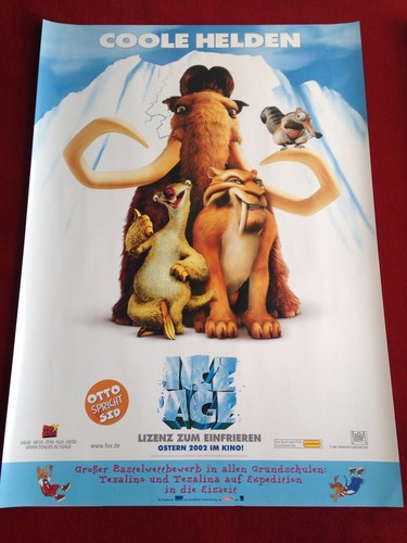 Ice age kinoplakat - kinoplakat, a1