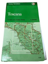 Toscana Italien Straßenkarte