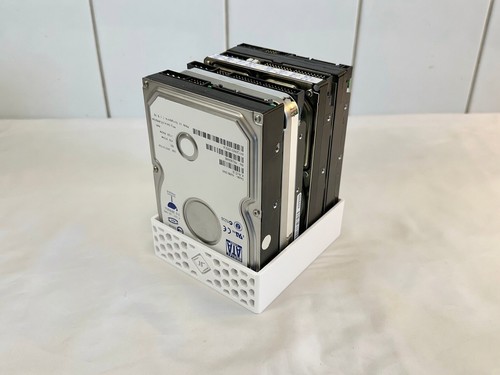 Hdd rack white multi - 4x,
