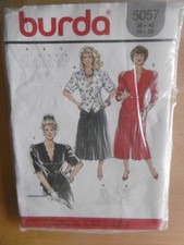 Schnittmuster  Burda - Oberteil - Rock  Nr. 5057  / offene Packung