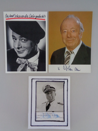 Autogrammkarten film tv - -,