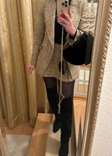 ZARA OVERKNEES  WILDLEDER